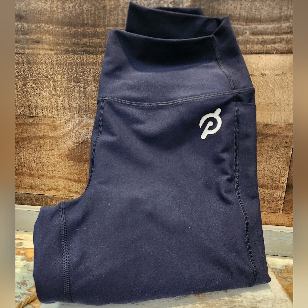 Peloton Dark Blue High-Rise Workout Leggings